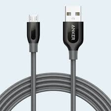 ANKER POWERLINE MICRO USB CABLE 6FT (A8133H12)-GREY - Best Buy Tech