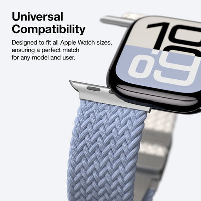 سوار ساعة مذهل من AMAZINGTHING BLEND لساعة أبل، أزرق كبير - 49/46/45/44/40 ملم