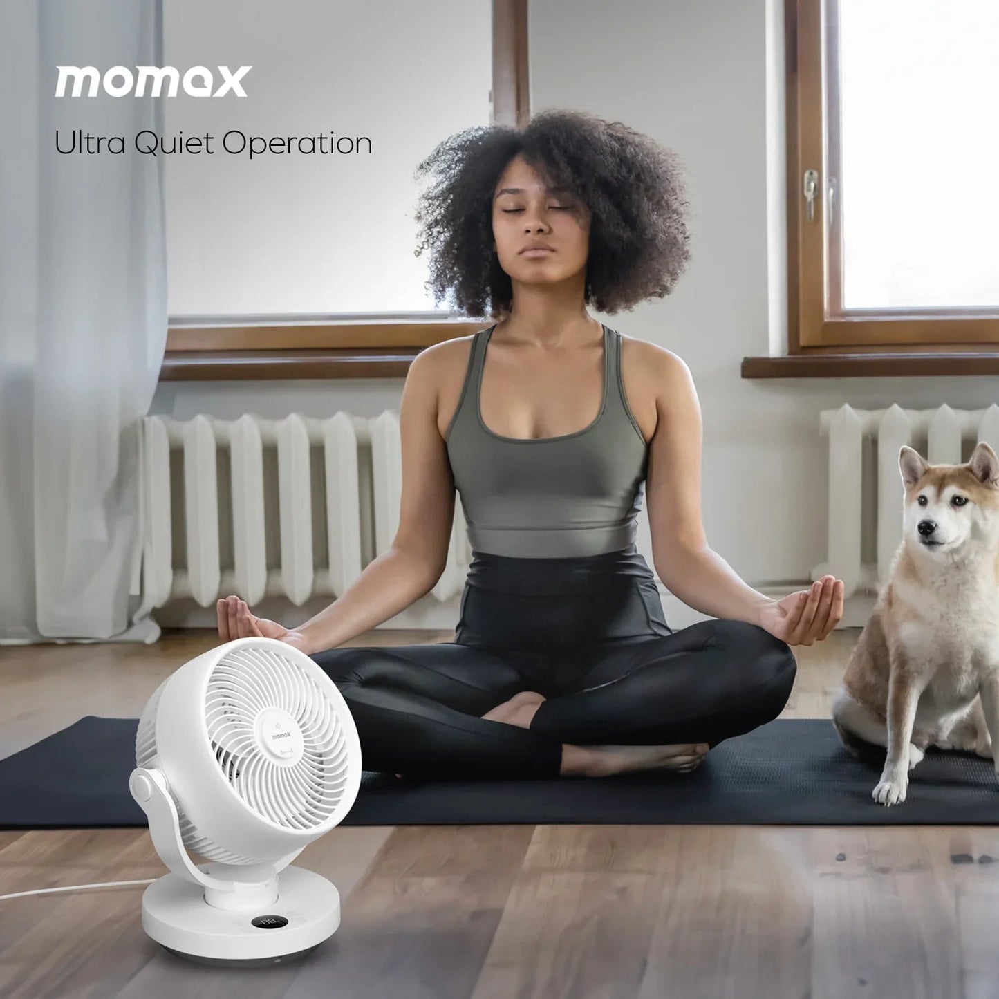 Momax Airoma 3d Air Circulation Diffuser Fan