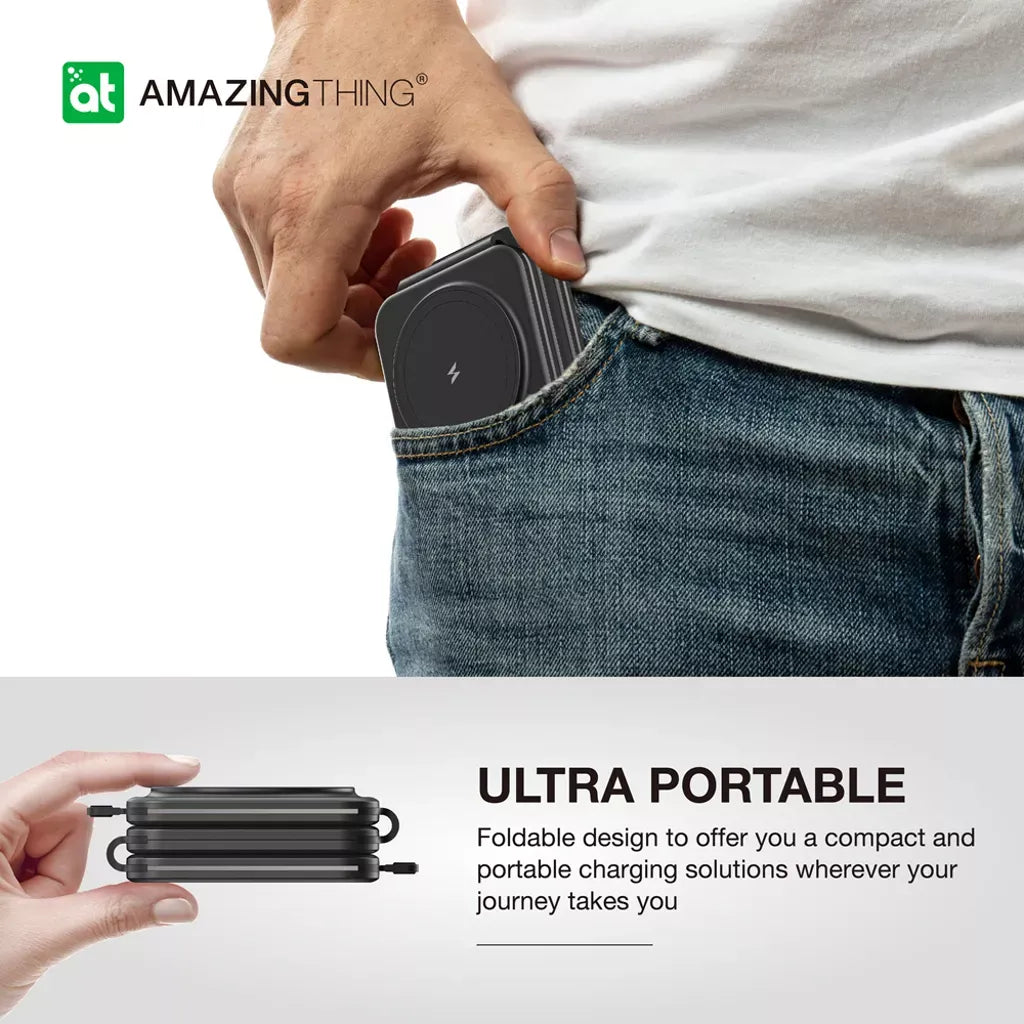 Amazingthing Explorer Pro Mag 3-in-1 PD15W Portable Magnetic Charger