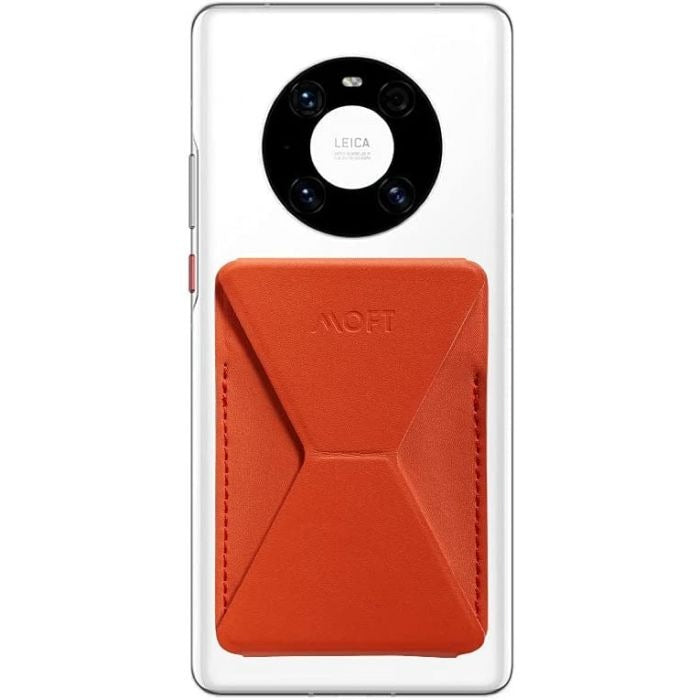 Moft Invisible Phone Stand And Wallet Orange