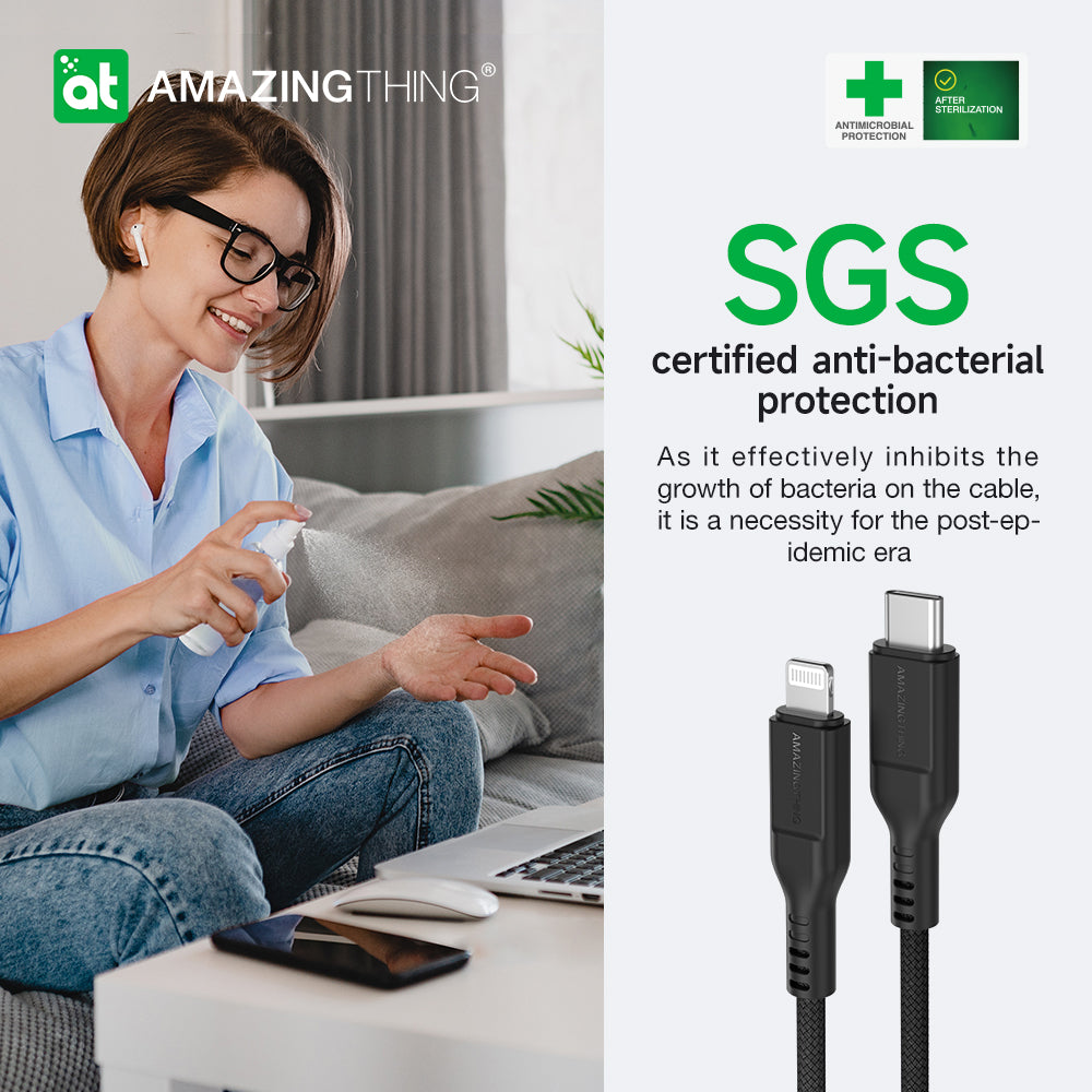 AMAZINGTHING THUNDER PRO USB-A TO LIGHTNING 3.2A 1.1M CABLE
