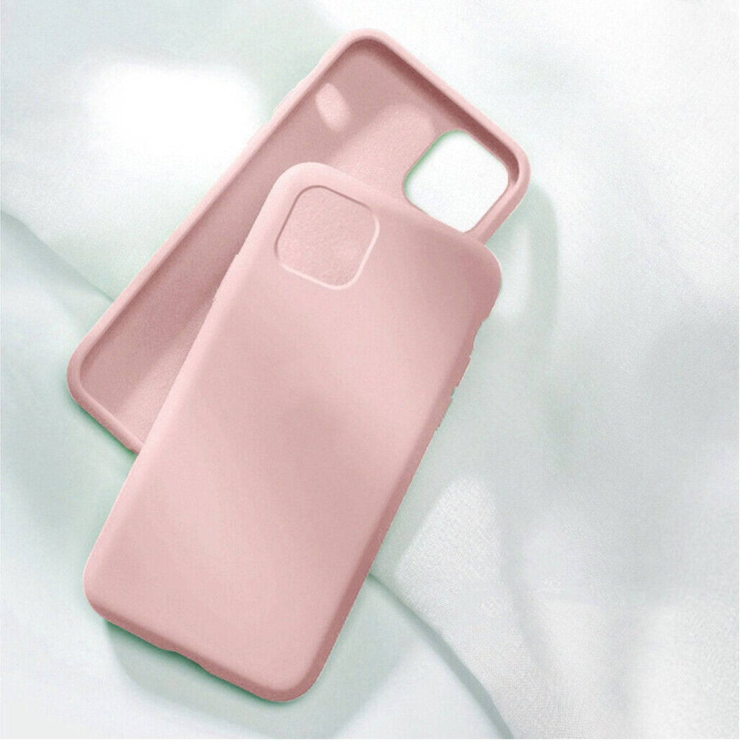 UGREEN Silky Silicone Protective Case for iPhone 13 - Light Pink - ALAMAT