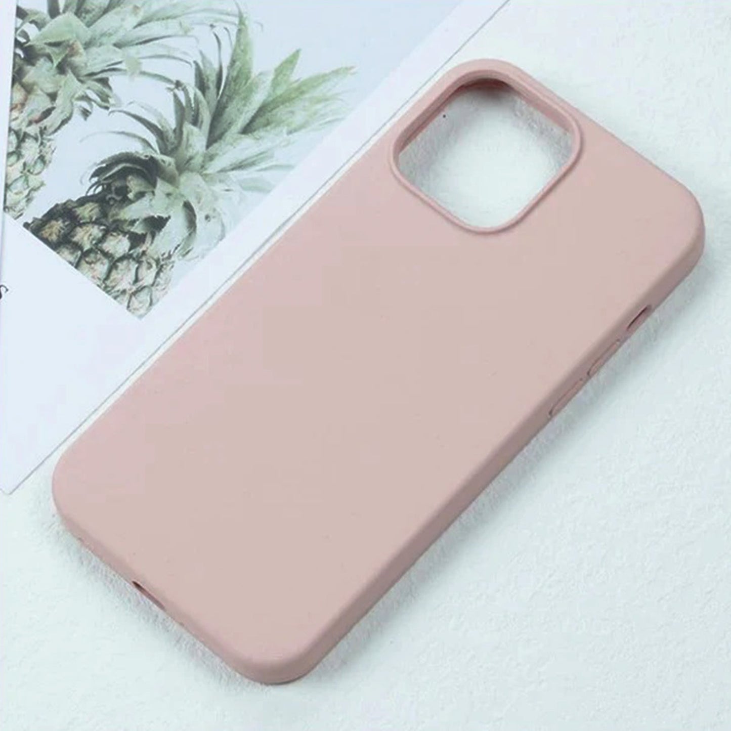 UGREEN Silky Silicone Protective Case for iPhone 13 - Light Pink - ALAMAT