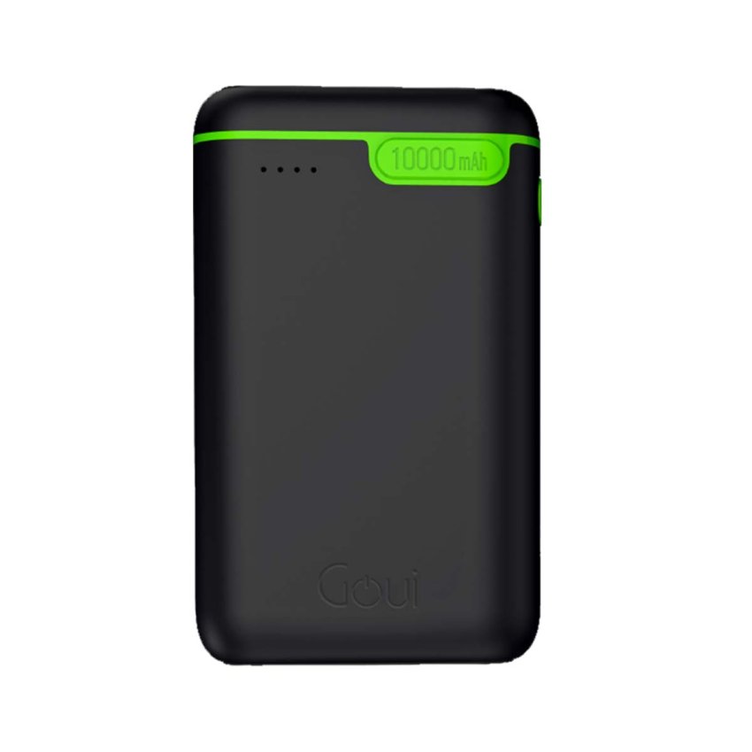 Goui Kigo 10 - Power Bank 10.000mAh, 5V/2.4A - Black - Best Buy Tech