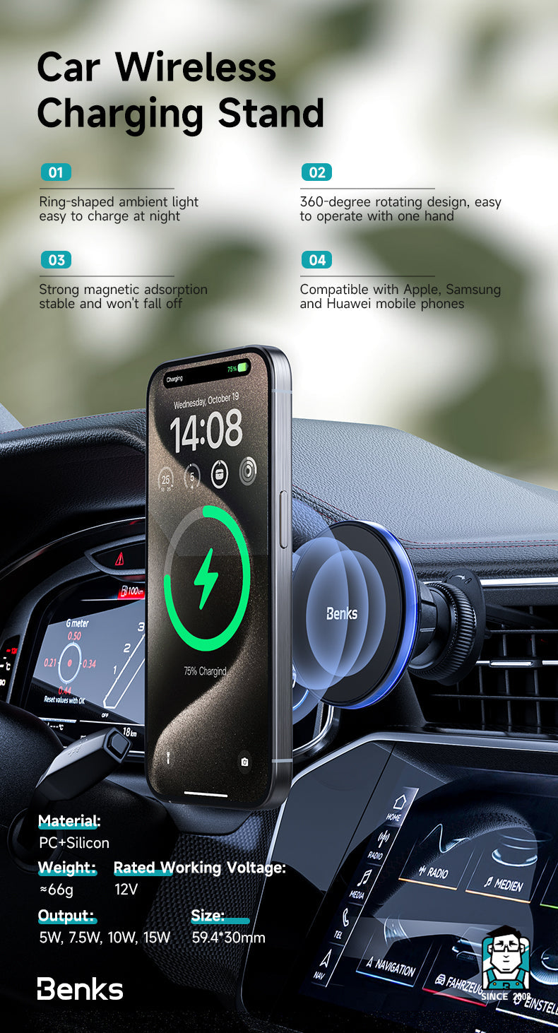 Benks MagClap Traveller Car Charger - Best Buy Tech