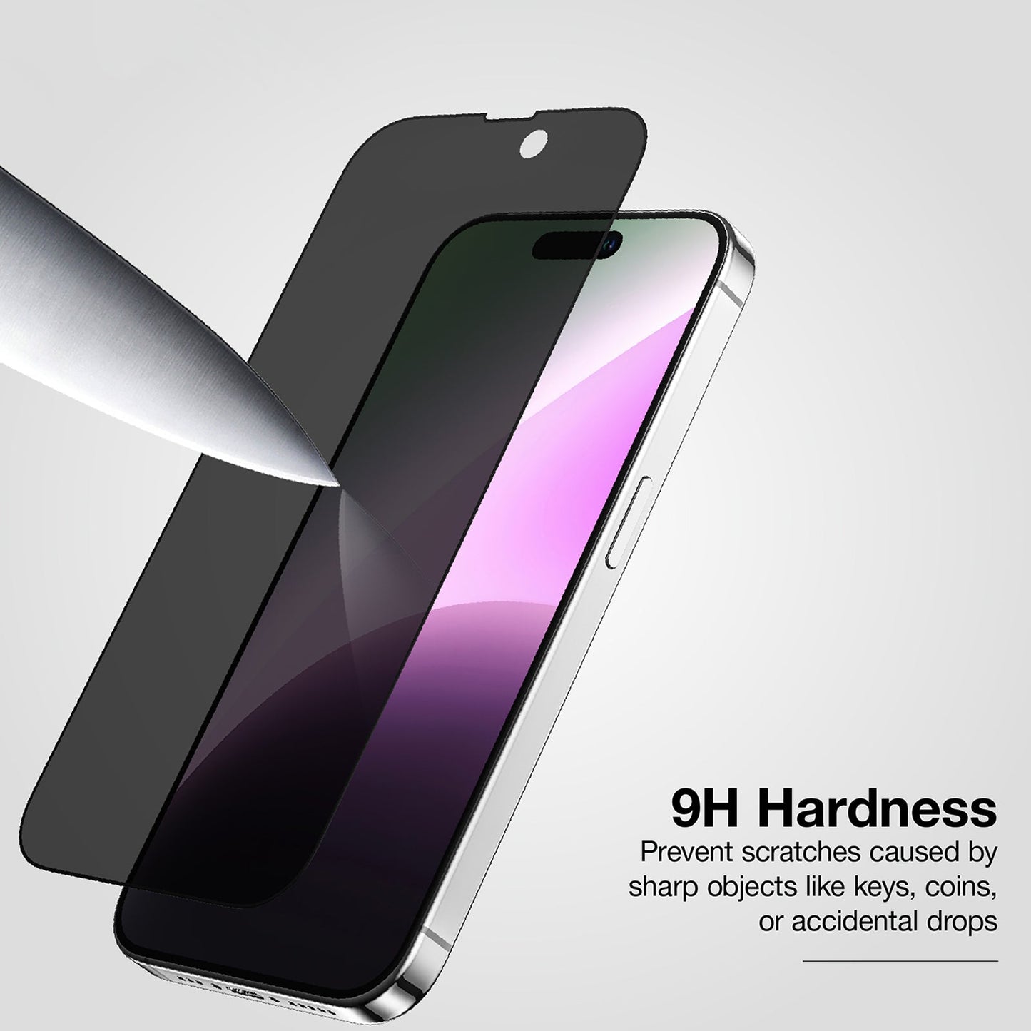 AMAZING THING IPHONE 15 SERIES 2023 2.75D FULLY COVERED RADIX PRIVACY GLASS SCREEN PROTECTOR - ALAMAT