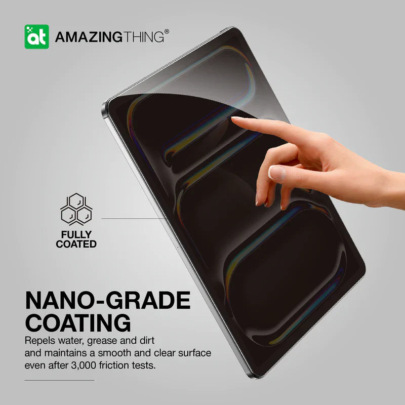 AMAZING THING IPAD 2.5D FULL COVER RADIX PRIVACY GLASS FOR IPAD PRO 13 (M4)/ IPAD PRO 11 (M4)/ IPAD AIR 13 (M2)/ IPAD AIR 11 (M2) - Best Buy Tech
