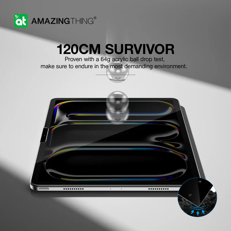 AMAZING THING IPAD 2.5D FULL COVER RADIX PRIVACY GLASS FOR IPAD PRO 13 (M4)/ IPAD PRO 11 (M4)/ IPAD AIR 13 (M2)/ IPAD AIR 11 (M2) - Best Buy Tech