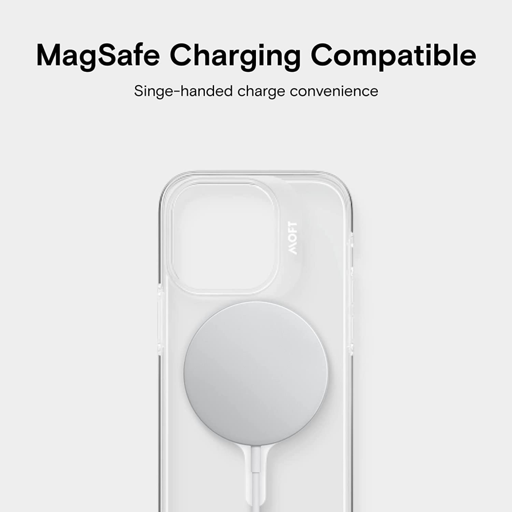 Moft iPhone 14 Series Magnetic anti-drop mobile phone protective case - Clear - ALAMAT