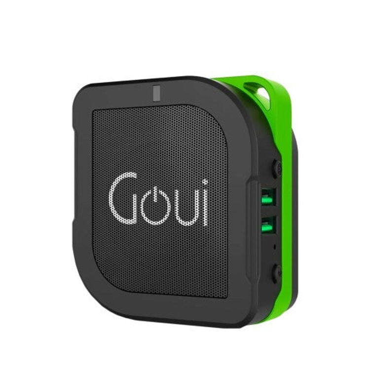 Goui Buyuni -  Power Bank 5200mAh + Bluetooth  Speaker + Wall Charger -Black - Best Buy Tech