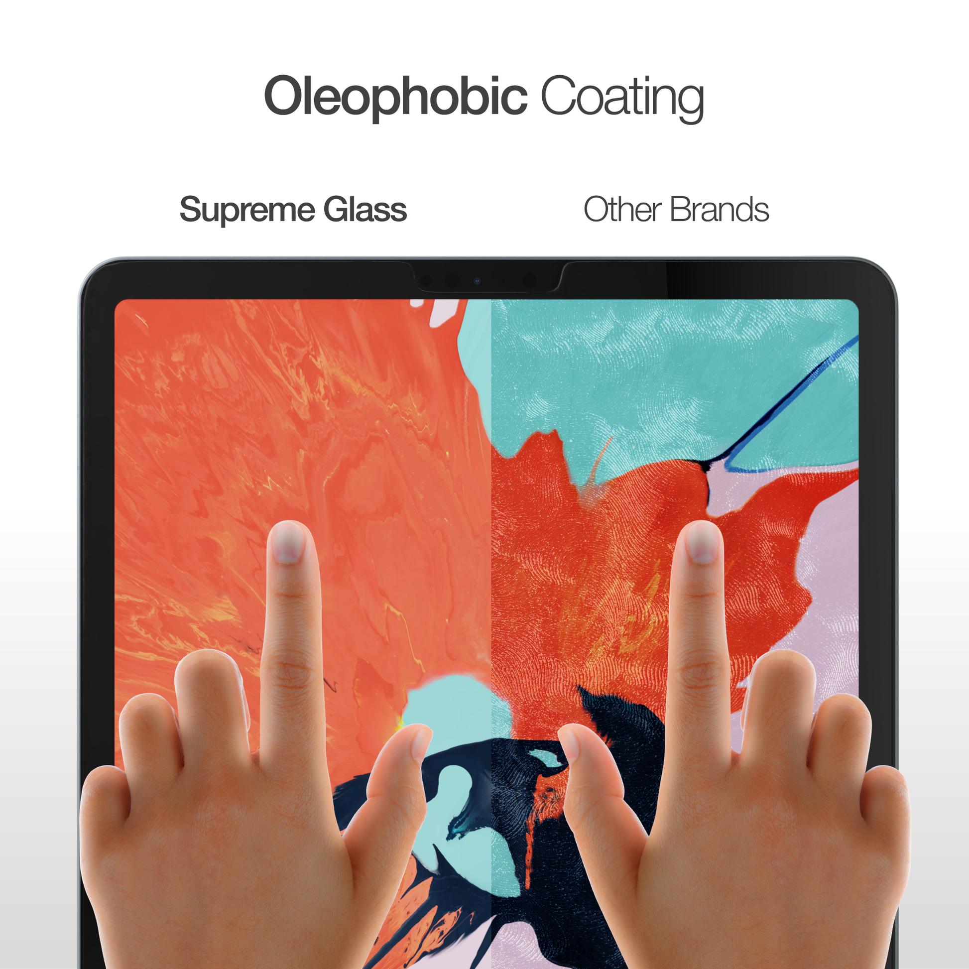 AMAZING THING IPAD PRO 12.9" 2021 OPTIC PRO SUPREME GLASS PROTECTOR (CRYSTAL) - ALAMAT