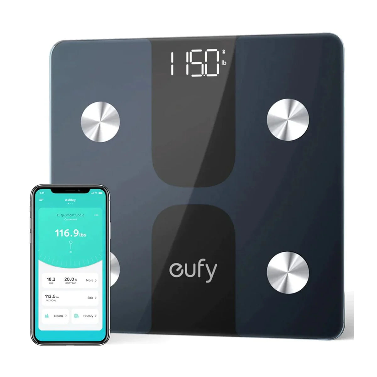 Eufy - Smart Scale C1 T9146K15- Black - Best Buy Tech