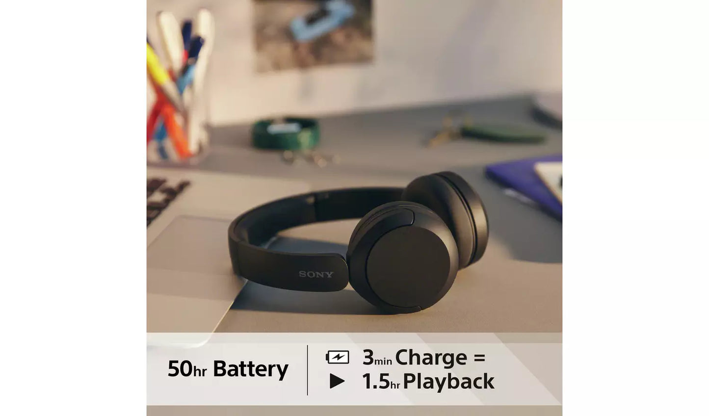 Sony WH-CH520 Wireless  Headphones - Black
