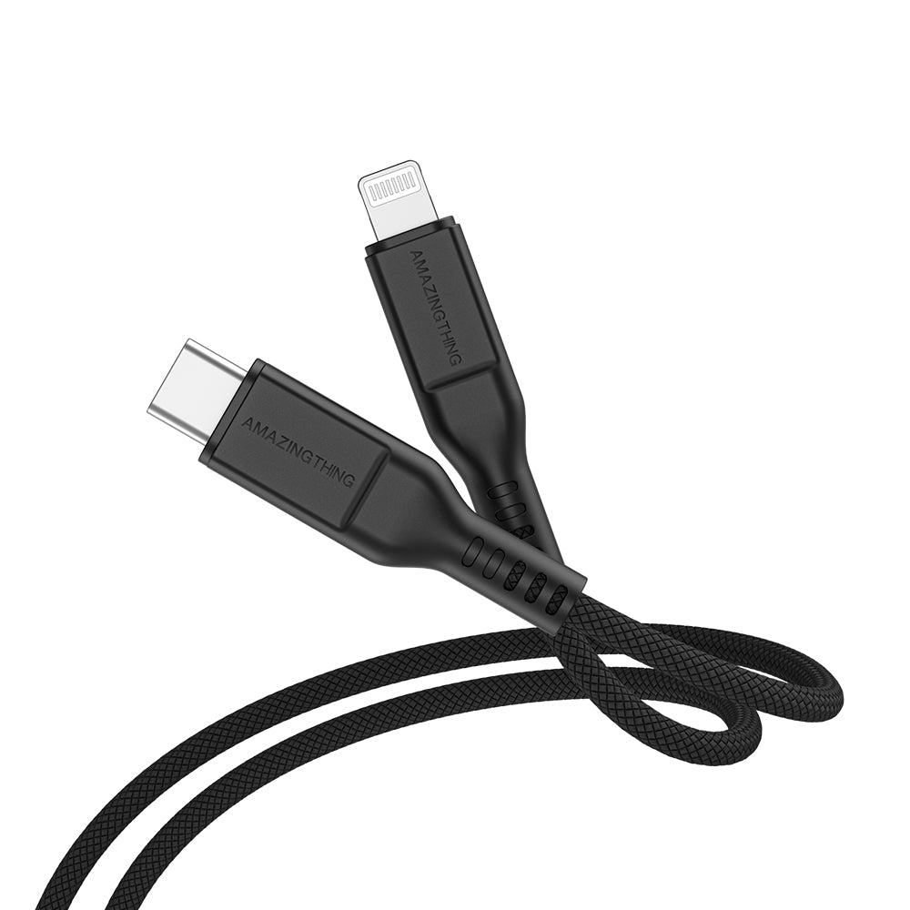 AMAZING THING THUNDER PRO LIGHTNING TO TYPE C 3.2A 30W 1.1M CABLE AMAZING THING THUNDER PRO LIGHTNING TO TYPE C 3.2A 30W 1.1M CABLE