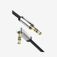 UGREEN 3.5mm Male to 3.5mm Male Straight to Angle Flat Cable 3M.