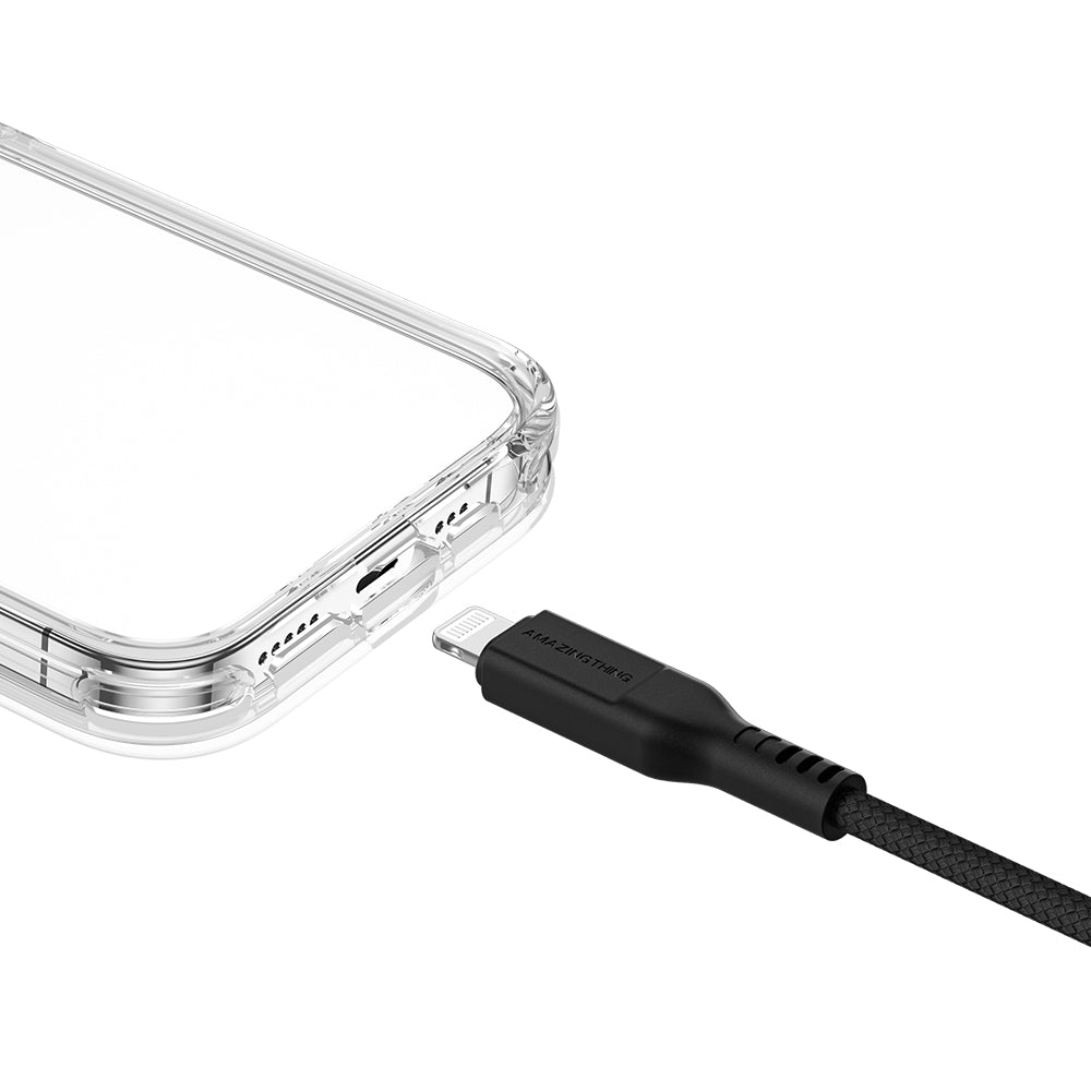 AMAZING THING THUNDER PRO LIGHTNING TO TYPE C 3.2A 30W 1.1M CABLE AMAZING THING THUNDER PRO LIGHTNING TO TYPE C 3.2A 30W 1.1M CABLE