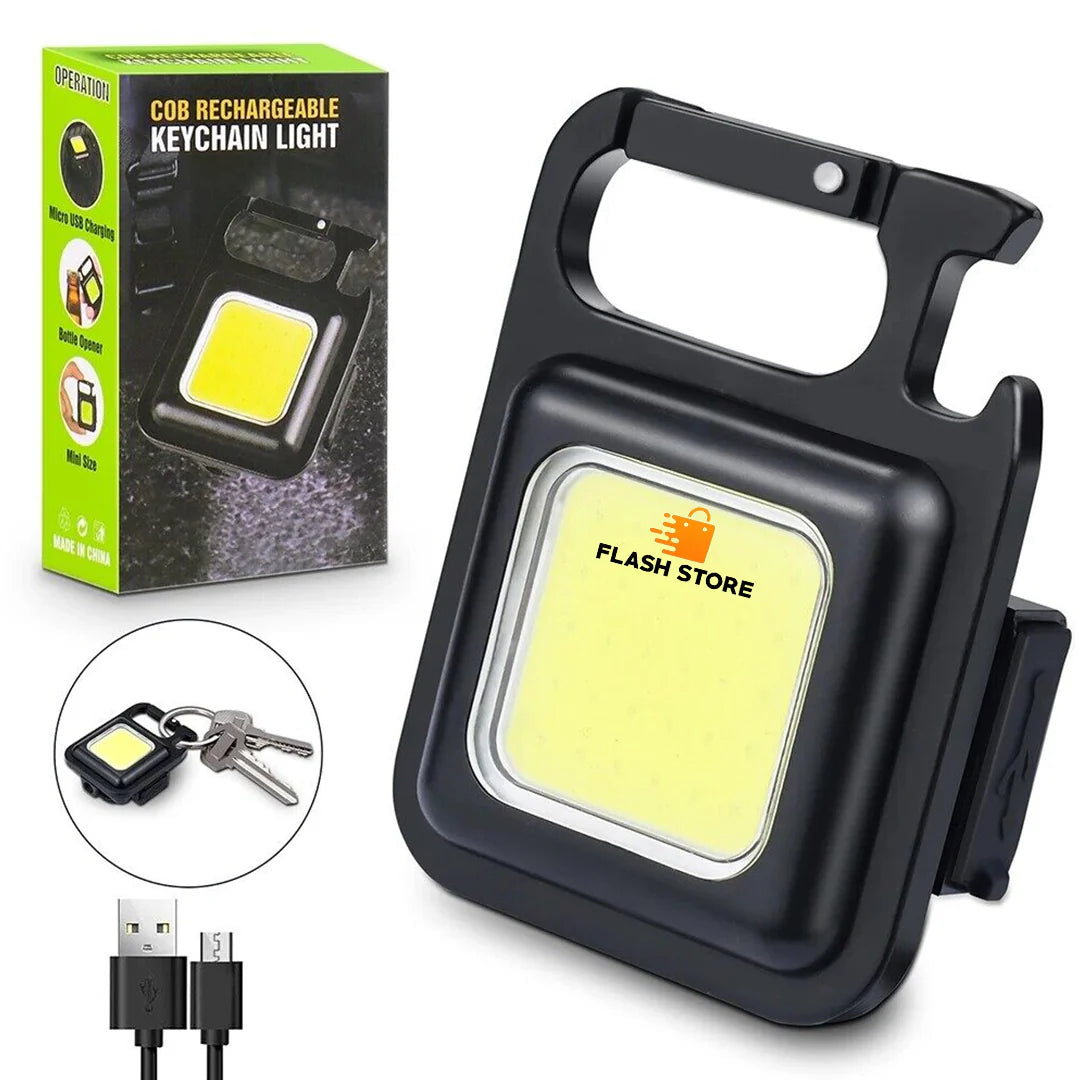 COB Mini Rechargeable Key chain Light Micro USB COB Mini Rechargeable Key chain Light Micro USB