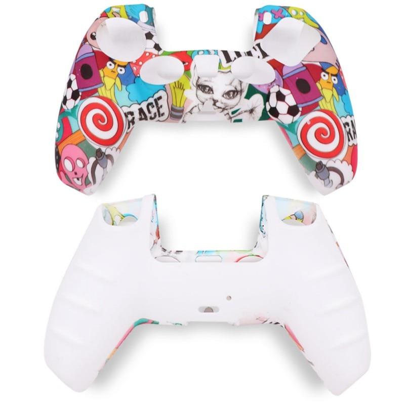 Soft Silicone Protective Cover For Ps5 Controller -  Multicolor