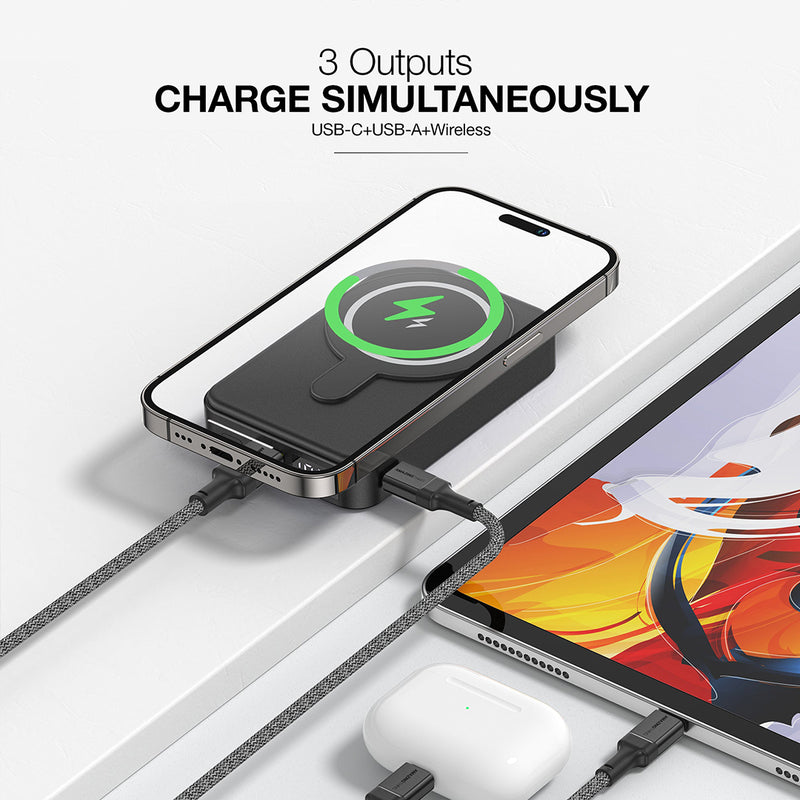 3 output fast charging powerbank qatar