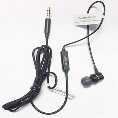 ANKER SOUNDBUDS MONO SINGLE WIRED HEADPHONE - Best Buy Tech