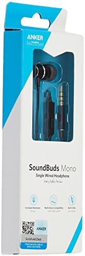 ANKER SOUNDBUDS MONO SINGLE WIRED HEADPHONE - Best Buy Tech