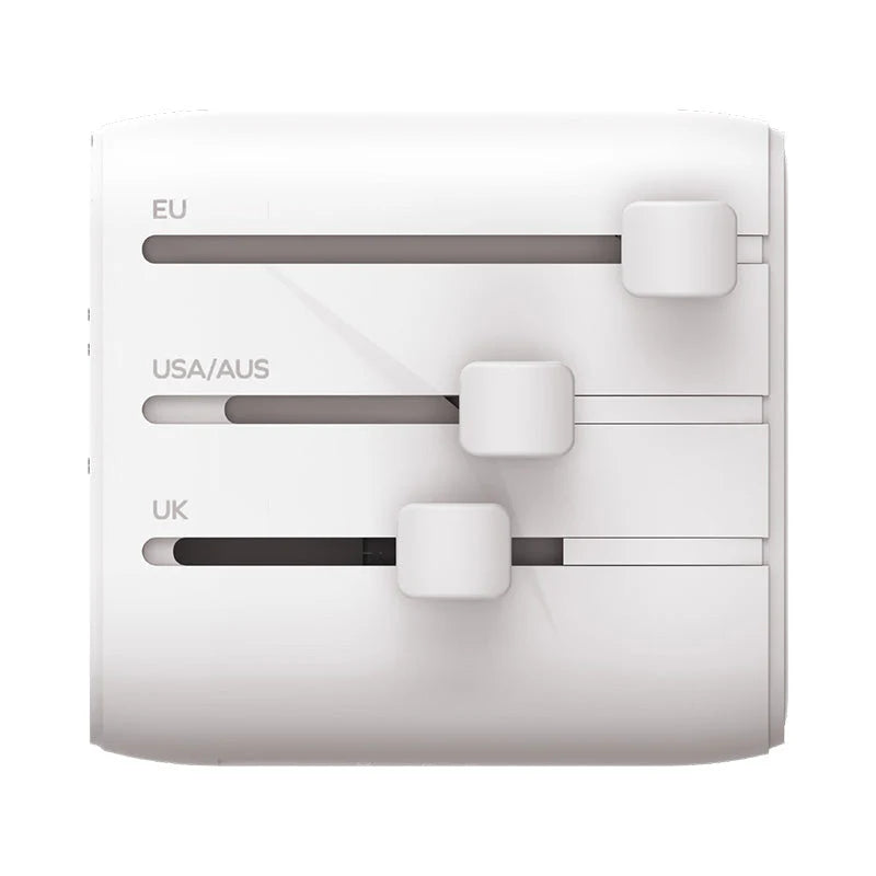 Momax 1-World² 2-Port USB-A and USB-C GaN Travel Charger 20W - White