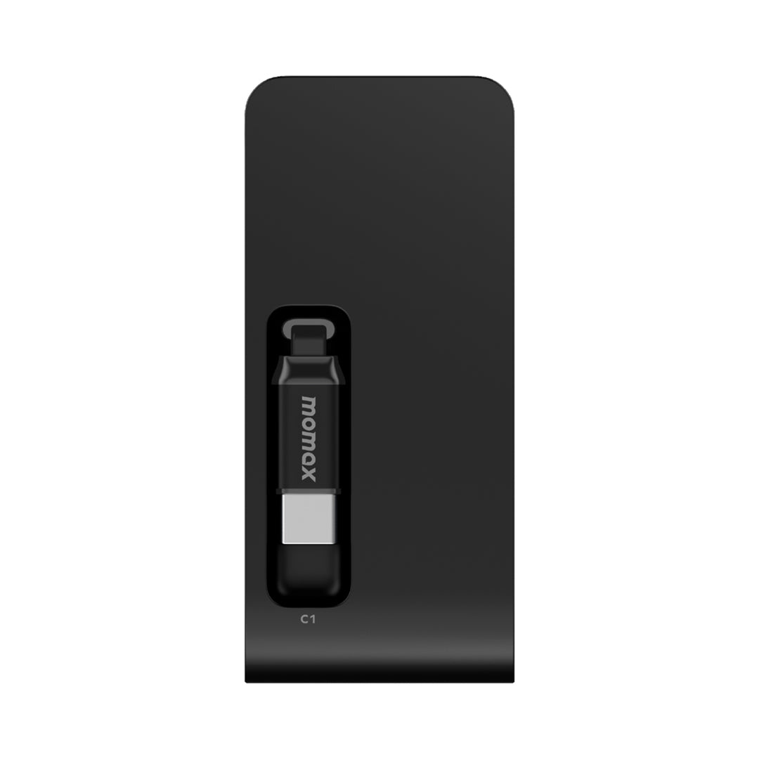 Momax 1-PAC PASS MINI+ 10000mAh 2in1 Battery Pack with Built-in Retractable Cable