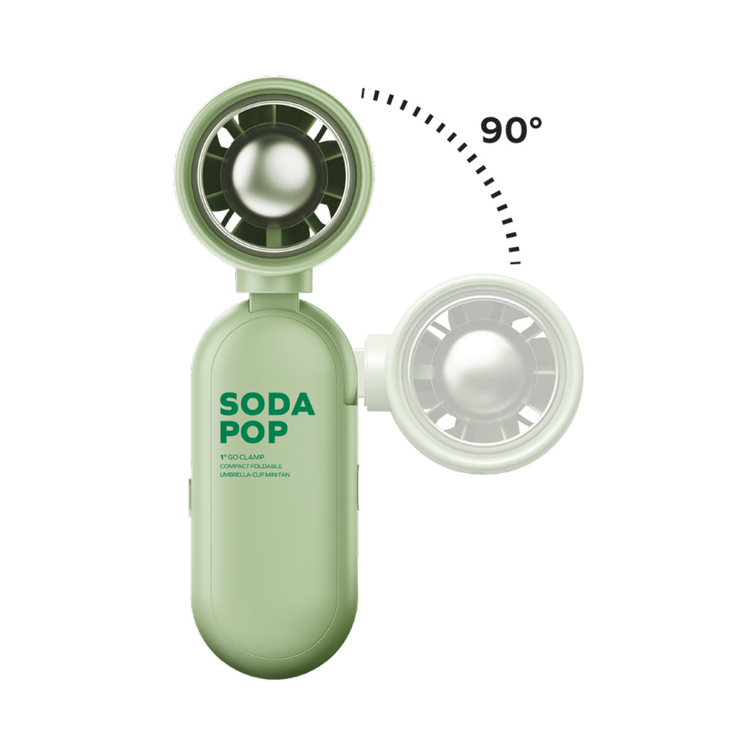 MOMAX 1°GO CLAMP Compact Foldable Umbrella-Clip Mini Fan