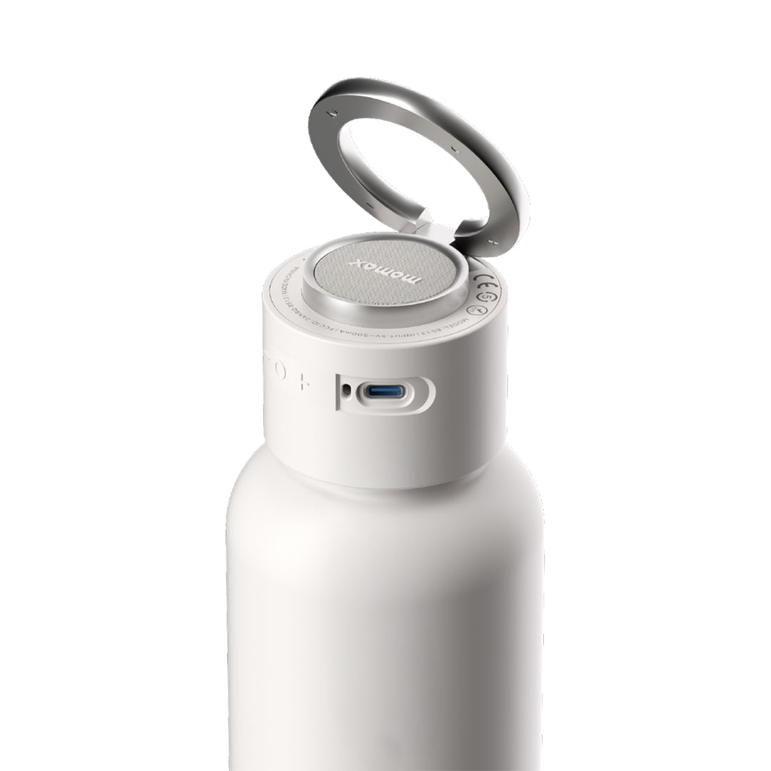 MOMAX 1-VIBE Bottle Magnetic Wireless Speaker Flask