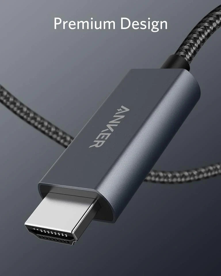 ANKER NYLON USB-C TO HDMI 4K CABLE ANKER NYLON USB-C TO HDMI 4K CABLE
