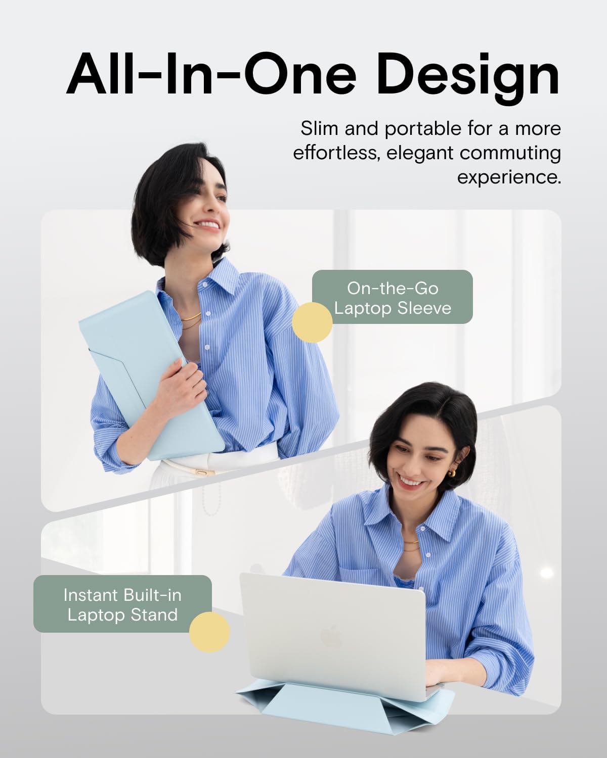 MOFT Laptop Carry Sleeve - Soothing Mist - 14"