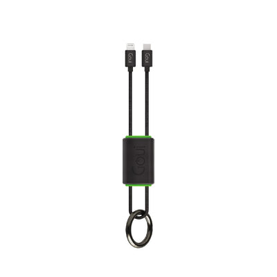 Goui Lock Cable MFI - Lightning Key Chain Cable -Black - Best Buy Tech