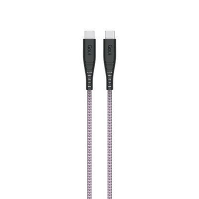Goui Flex C to C - Cable 1mt / 60W - White / Purple - Best Buy Tech