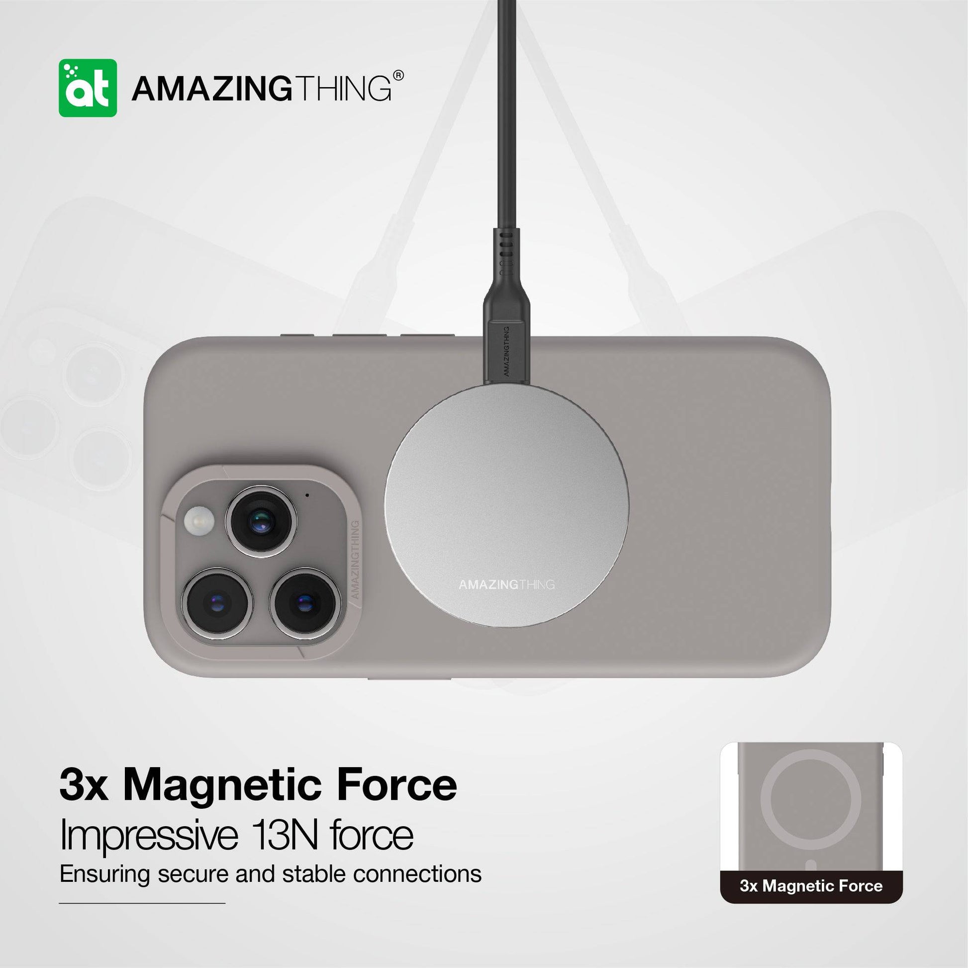 AMAZING THING SMOOTHIE MAGSAFE DROP PROOF CASE FOR IPHONE 15 PRO 2023 AMAZING THING SMOOTHIE MAGSAFE DROP PROOF CASE FOR IPHONE 15 PRO 2023