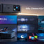 YABER K2S 1080P Smart Projector 800 ANSI, JBL Dolby, Auto Focus/Keystone, NFC Cast