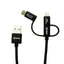 XPower 0.2m 3 in 1 Aluminium Alloy Cable Qatar - Bestbuytech.com