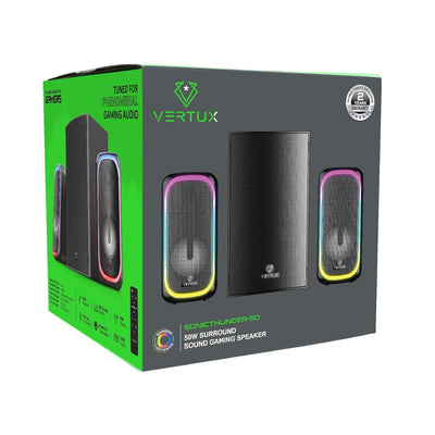 Vertux SonicThunder-50 50W Surround Sound Speaker