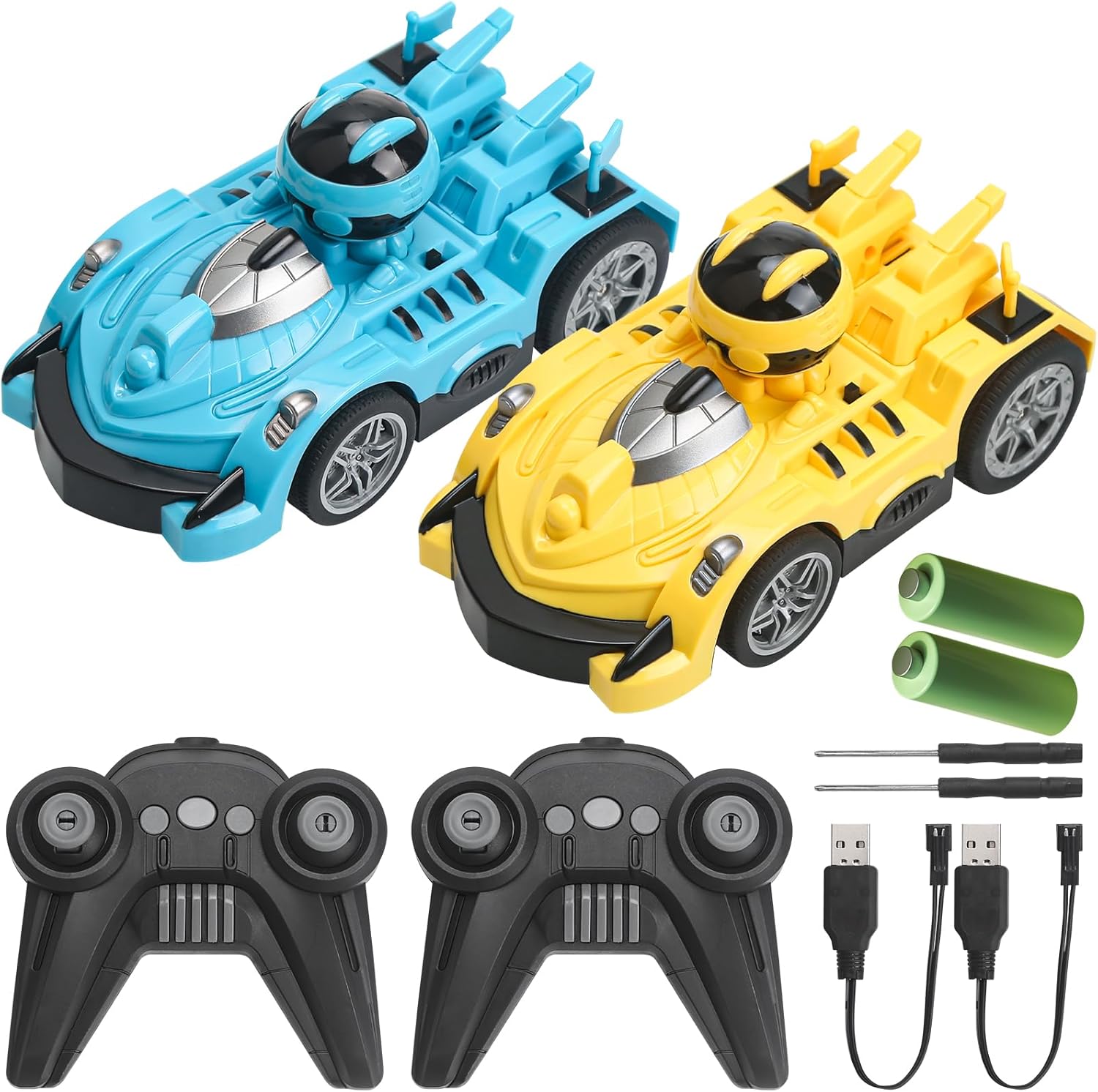 OBEST Remote Controlled Toy Car, Two Person Battle 2 Pieces OBEST Remote Controlled Toy Car, Two Person Battle 2 Pieces