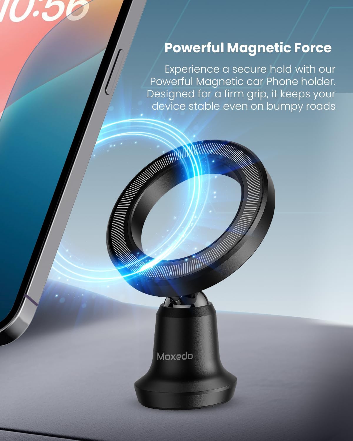 Moxedo Magnetic Car Phone Holder for Dashboard Moxedo Magnetic Car Phone Holder for Dashboard