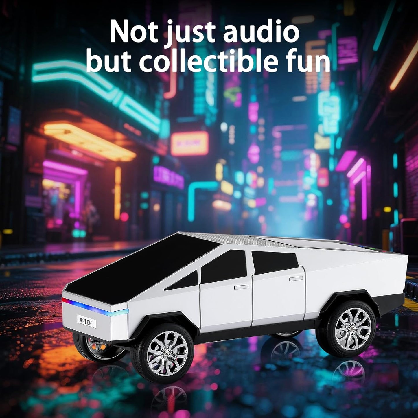 WS-580 Bluetooth Car Speaker with Display Screen