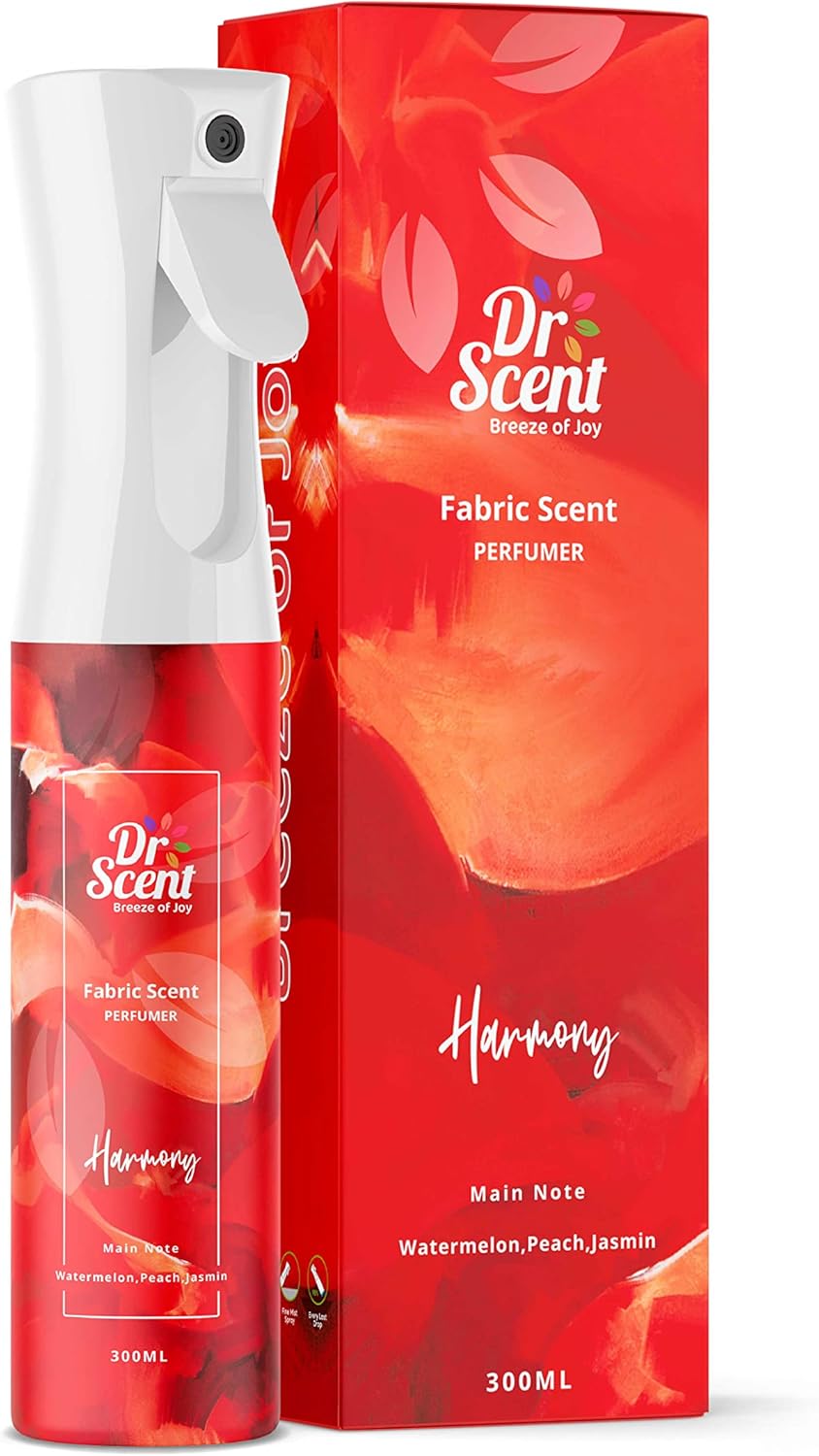 Dr Scent Fabric Spray – Harmony | 300ml Aromatherapy Air & Fabric Freshener Dr Scent Fabric Spray – Harmony | 300ml Aromatherapy Air & Fabric Freshener