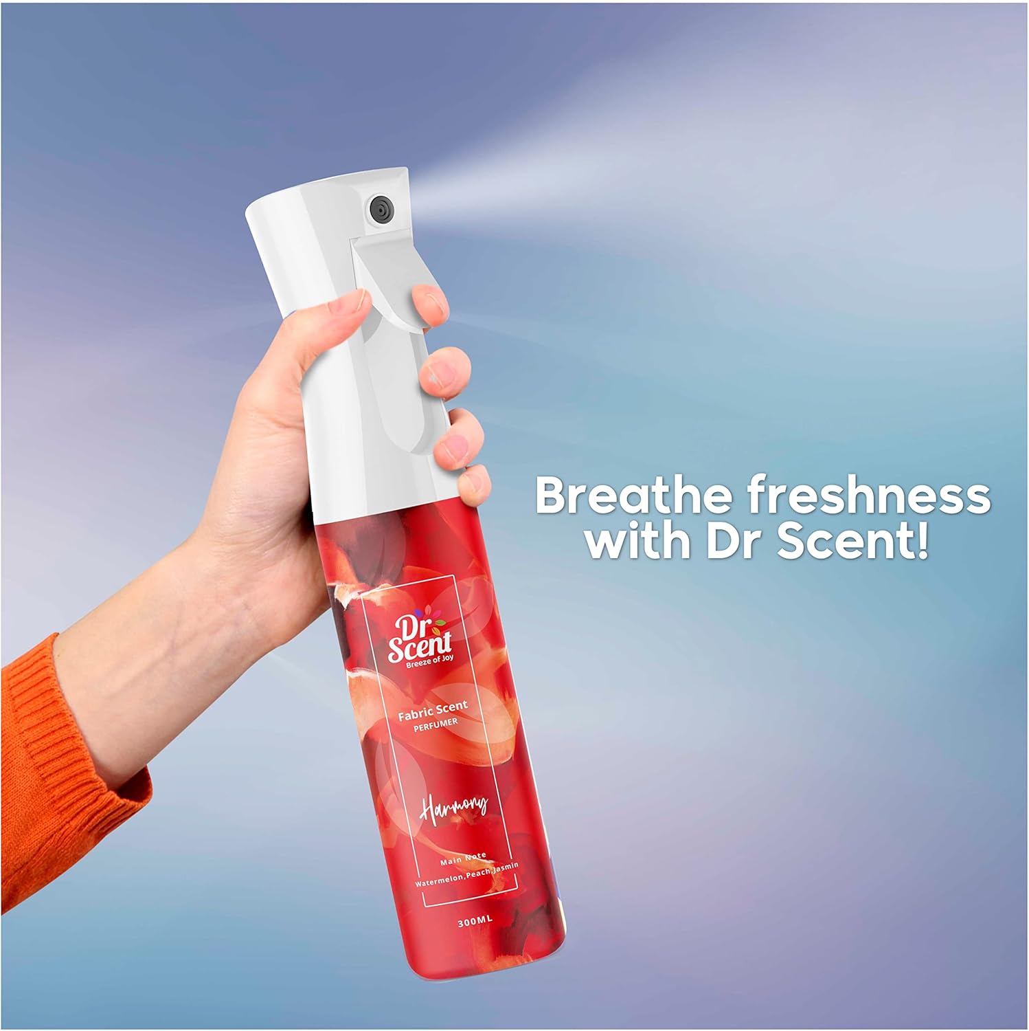 Dr Scent Fabric Spray – Harmony | 300ml Aromatherapy Air & Fabric Freshener Dr Scent Fabric Spray – Harmony | 300ml Aromatherapy Air & Fabric Freshener