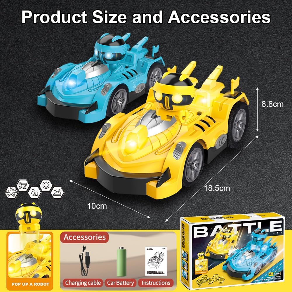 OBEST Remote Controlled Toy Car, Two Person Battle 2 Pieces OBEST Remote Controlled Toy Car, Two Person Battle 2 Pieces