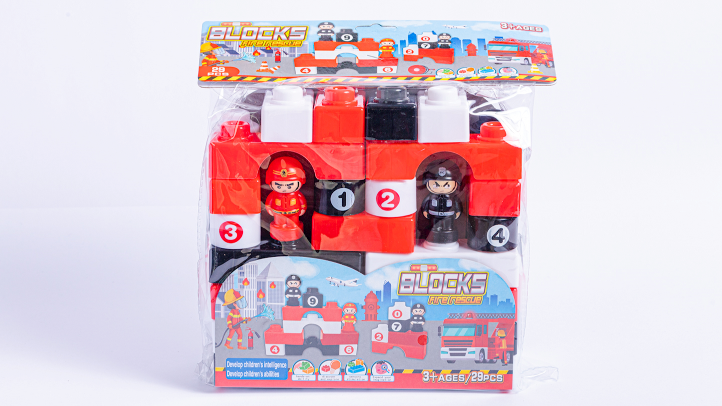 Fire Rescue Blocks 29pcs - 7900