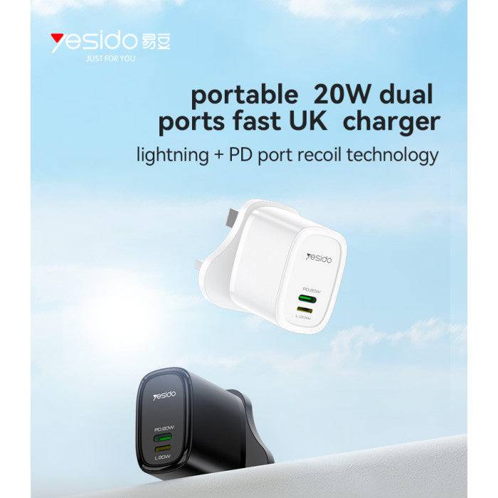 YESIDO QUICK CHARGER L-C REVERSE CURRENT YC43 YESIDO QUICK CHARGER L-C REVERSE CURRENT YC43