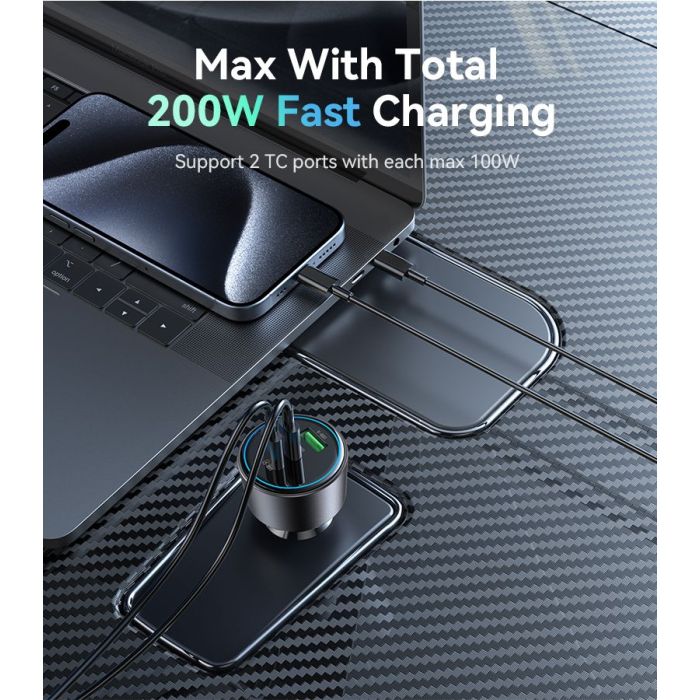 YESIDO SUPER FAST DUAL 100W PD QUICK CHARGE LED LIGHT 200W Y59 YESIDO SUPER FAST DUAL 100W PD QUICK CHARGE LED LIGHT 200W Y59