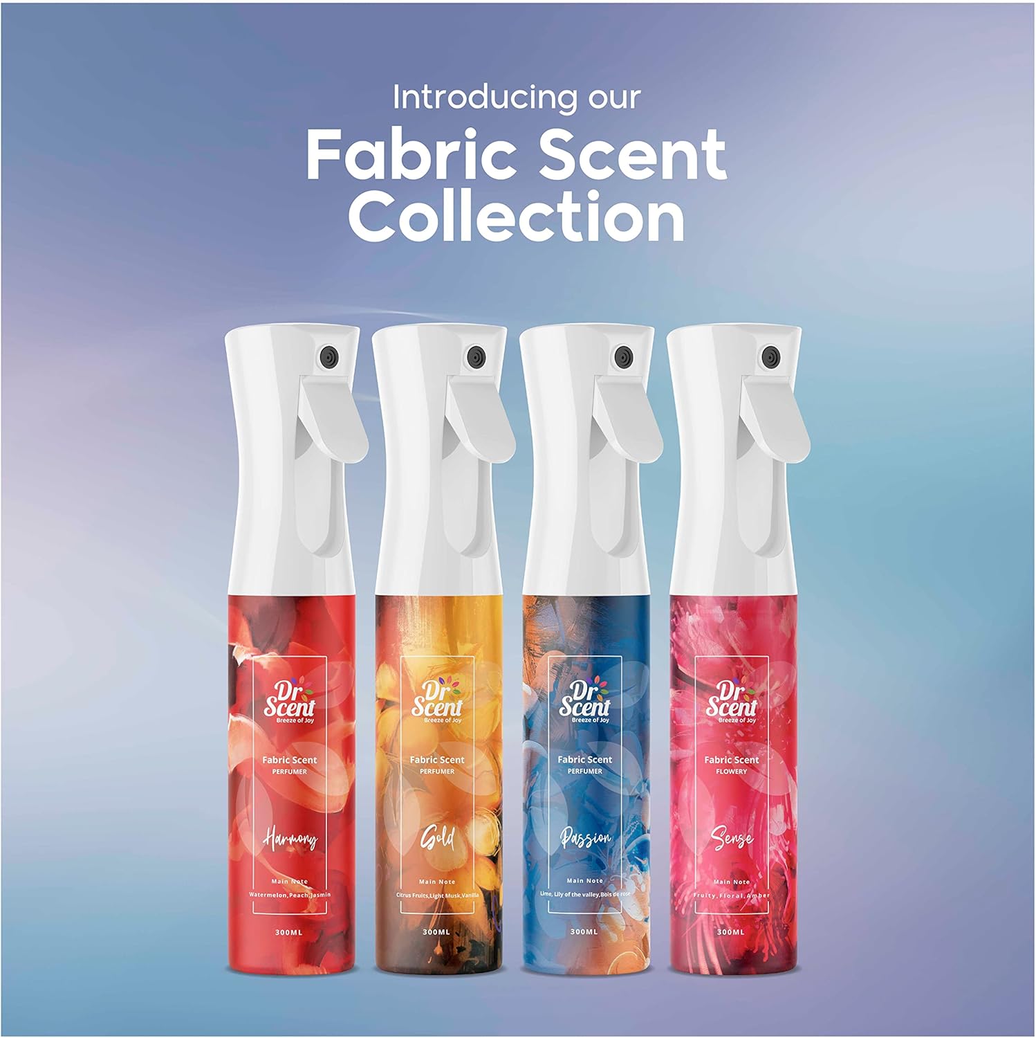 Dr Scent Fabric Spray – Harmony | 300ml Aromatherapy Air & Fabric Freshener Dr Scent Fabric Spray – Harmony | 300ml Aromatherapy Air & Fabric Freshener