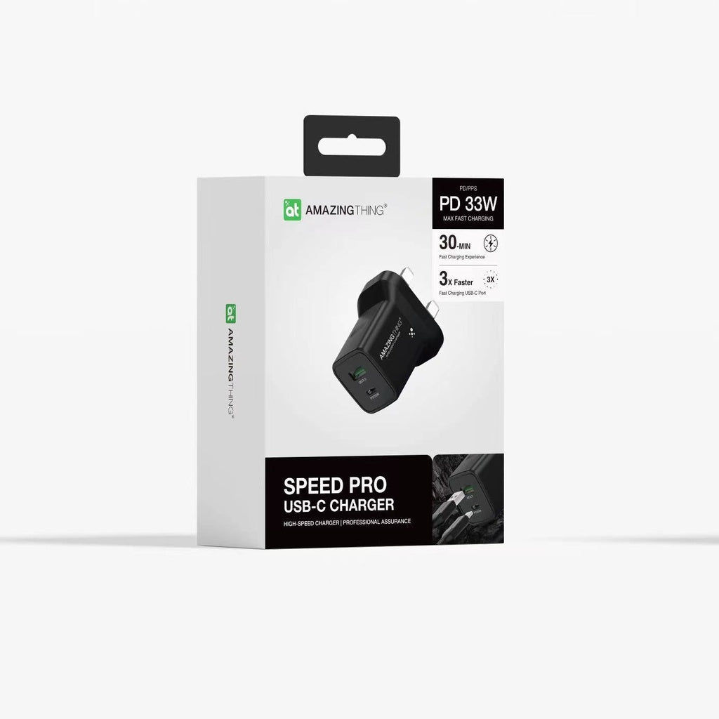AMAZING THING EXPLORER PRO USB-C UK SPEED PRO PD33W 1C1A WALL CHARGER AMAZING THING EXPLORER PRO USB-C UK SPEED PRO PD33W 1C1A WALL CHARGER
