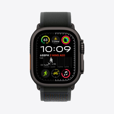 Apple Watch Ultra 2 GPS + Cellular | 49mm Black Titanium | Trail Loop - Best Buy Tech